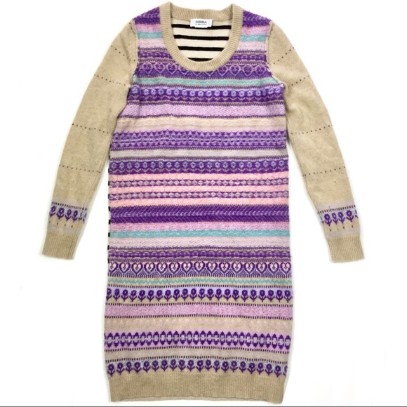 light purple sweater dress